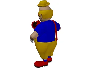 Clown 3D Model preview