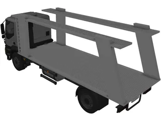 Iveco Trakker Car Carrier 3D Model preview