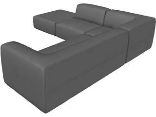 Daisy Sofa 3D Model preview