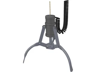 Claw Grabbing Mechanism 3D Model preview