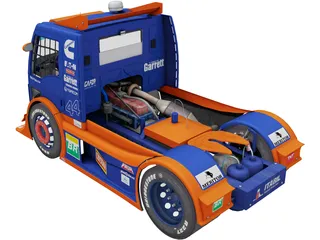 Ford Cargo Territorio Motorsport 3D Model preview