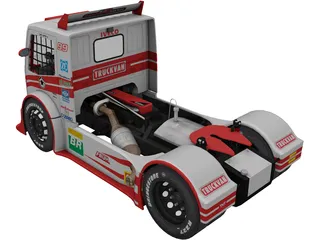 Iveco Stralis Lucar Motorsports 3D Model preview