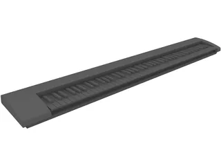 M-Audio 88 Key MIDI Controller 3D Model preview