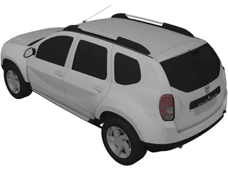 Dacia Duster (2012) 3D Model preview
