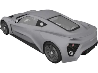 Zenvo ST1 (2010) 3D Model preview