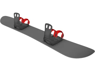 Snowboard 3D Model preview