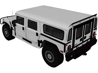 Hummer H1 Alpha 3D Model preview