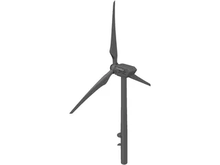 Wind Energy 3D Model preview