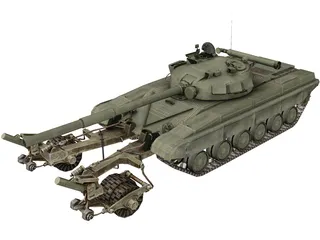 T-64B Trall 3D Model preview