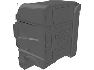 Mercedes-Benz Actros Cabin (2012) 3D Model preview