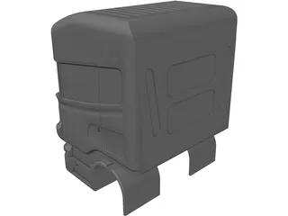 Scania Topline Cabin 3D Model preview