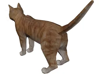 Cat 3D Model preview