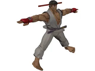 Ryu 3D Model preview