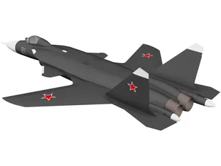 Sukhoi Su-47 Berkut 3D Model preview