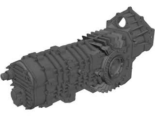 Mendeola HD Gearbox 3D Model preview