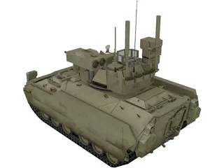 M2A3 Bradley with ERA 3D Model preview