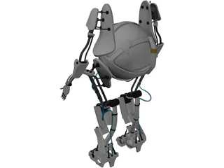 Portal 2 Atlas 3D Model preview