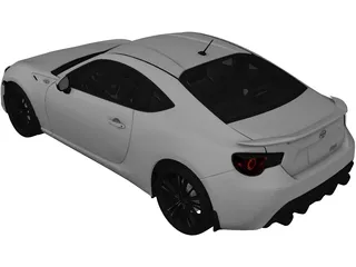 Scion FR-S (2014) 3D Model preview