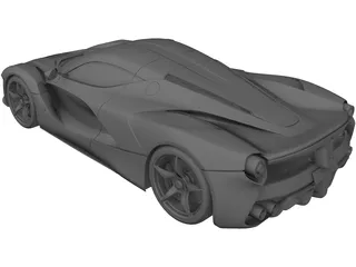 Ferrari LaFerrari 3D Model preview
