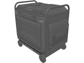 Portable Generator 3D Model preview
