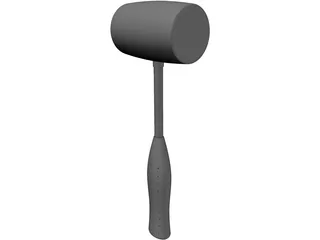 Rubber Hammer 3D Model preview