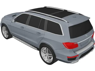 Mercedes-Benz GL 63 AMG 3D Model preview