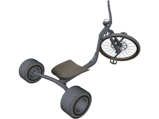 Drift Trike 3D Model preview