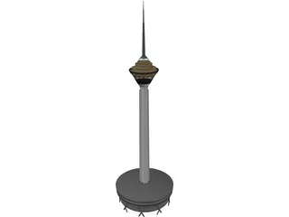Milad Tehran Tower 3D Model preview