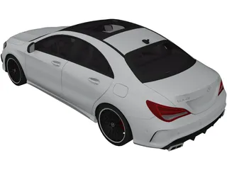 Mercedes-Benz CLA45 AMG (2014) 3D Model preview