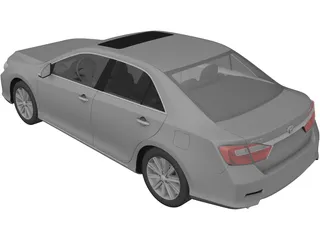 Toyota Camry (2011) 3D Model preview