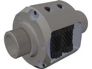 TORSEN Differential 3D Model preview