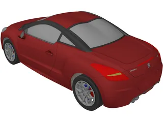 Peugeot 307 RCZ 3D Model preview