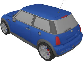 Mini Cooper S 3D Model preview