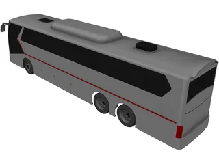 King Long Bus 3D Model preview