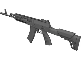 AK-12 3D Model preview