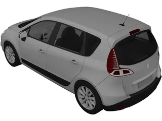 Renault Scenic (2010) 3D Model preview