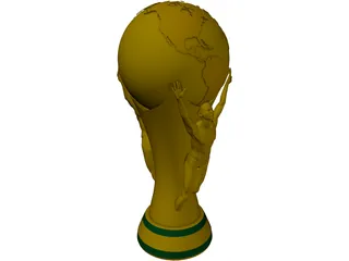 FIFA World Cup Trophy 3D Model preview