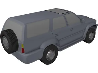 Toyota Hilux 3D Model preview