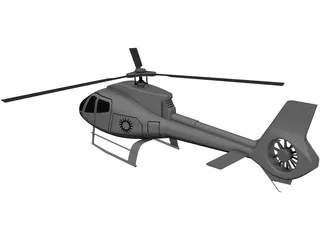 Eurocopter EC-120B Colibri 3D Model preview