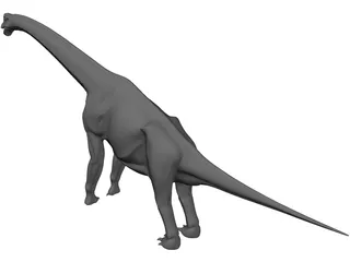 Brachiosaurus 3D Model preview