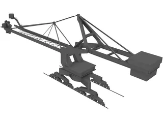 Reclaimer Stacker 3D Model preview