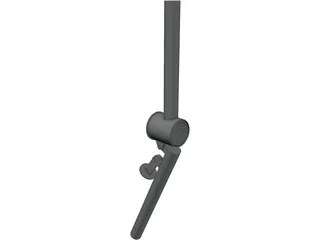 Garlic Crusher 3D Model preview