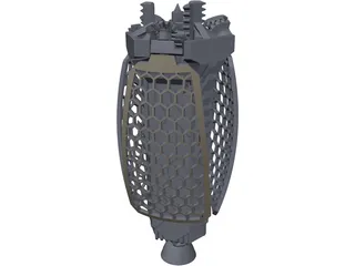 DED-3 3D Model preview