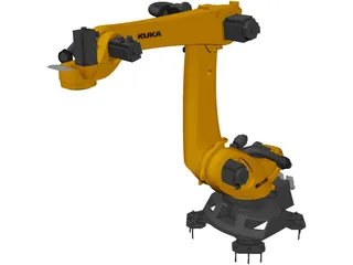 Kuka KR180R3200PA Robot 3D Model preview