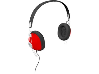 Panasonic Headphones RP-HTX7E 3D Model preview