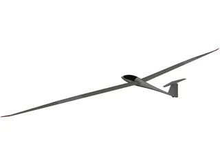 Nimbus 4D Glider 3D Model preview