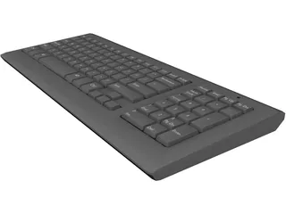 Computer Keyboard 3D Model preview
