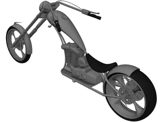 Chopper 3D Model preview