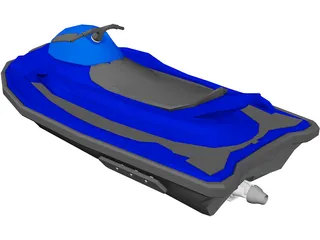 Personal Watercraft 3D Model preview
