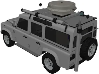 Land Rover Custom 3D Model preview